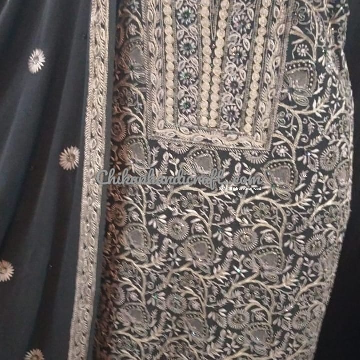 Lucknowi Chikankari luxury wear